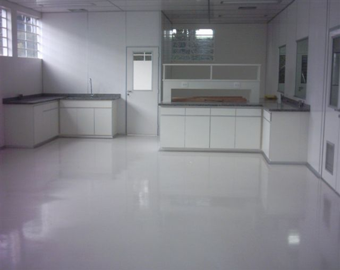 piso poliuretano laboratório