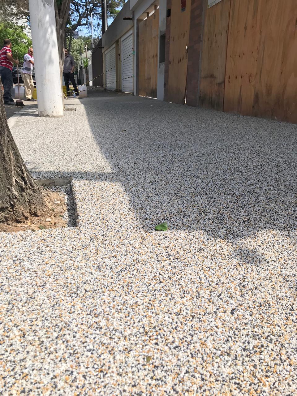 Piso Fulget Resinado em residência, Vila Nova Conceição